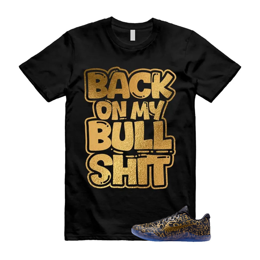 11 Protro Black And Metallic Gold 2026 Shirt To Match Bull T-Shirt