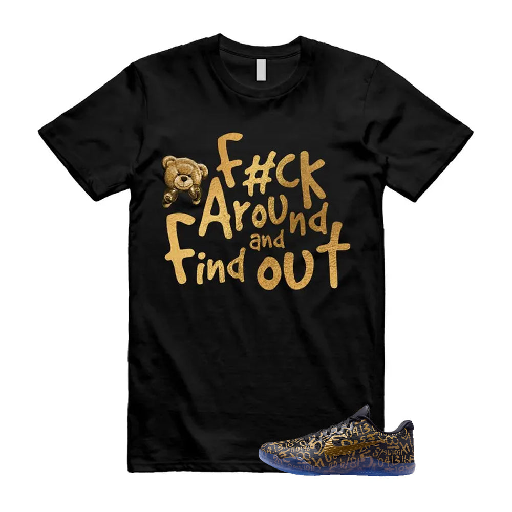 11 Protro Black And Metallic Gold 2026 Shirt To Match Fck T-Shirt