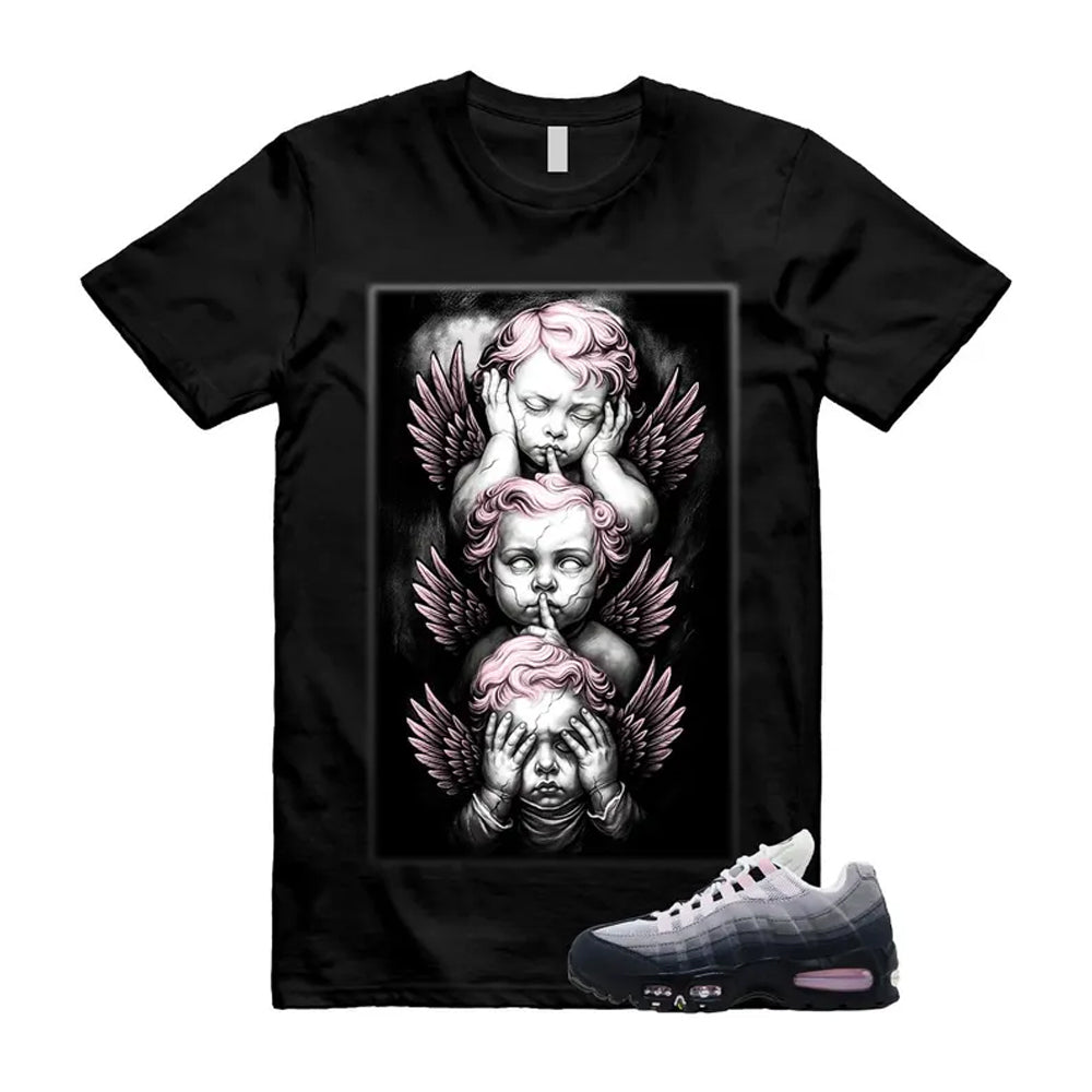 Air Max 95 Pink Foam Black White OG Big Bubble Shirt To Match No Evil T-Shirt 2026