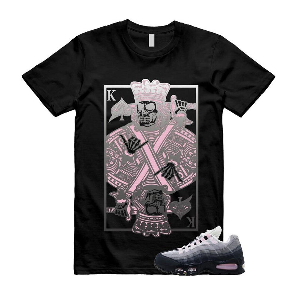 Air Max 95 Pink Foam Black White OG Big Bubble Shirt To Match King Card T-Shirt 2026