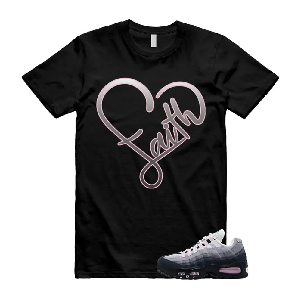 Air Max 95 Pink Foam Black White OG Big Bubble Shirt To Match Faith T-Shirt 2026