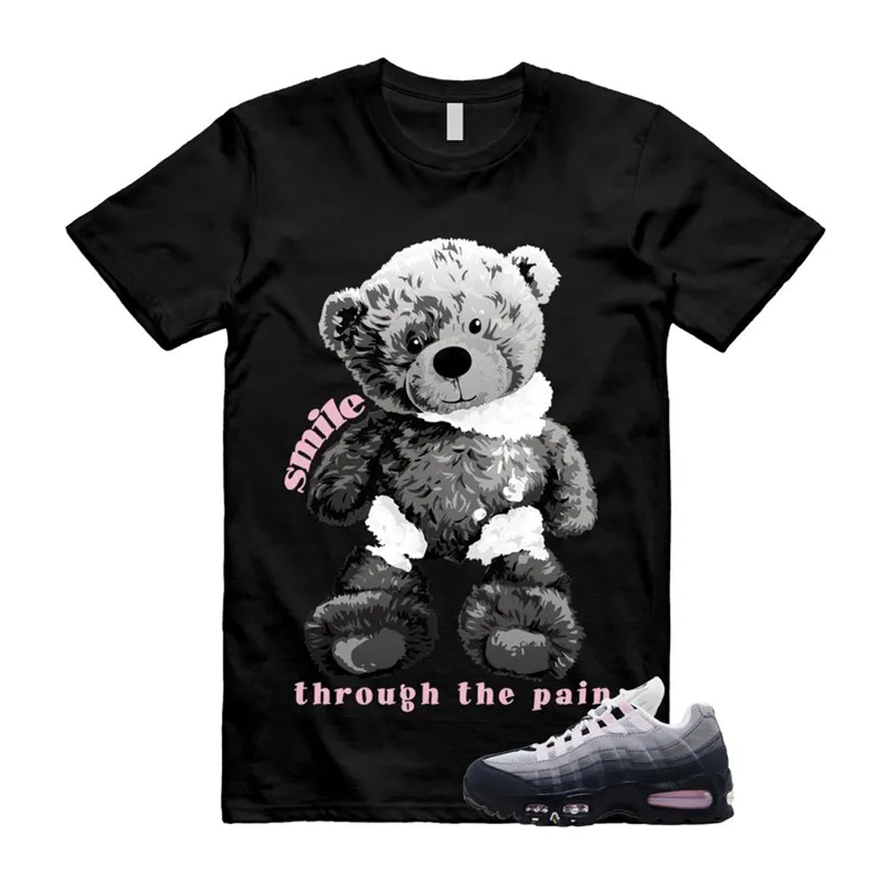 Air Max 95 Pink Foam Black White OG Big Bubble Shirt To Match Smile Through The Pain T-Shirt 2026