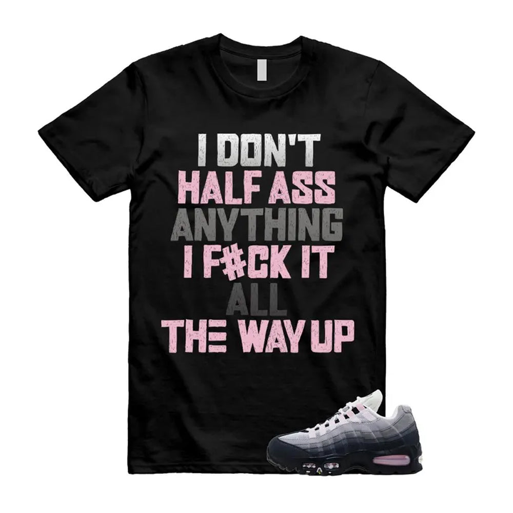 Air Max 95 Pink Foam Black White OG Big Bubble Shirt To Match Half T-Shirt 2026