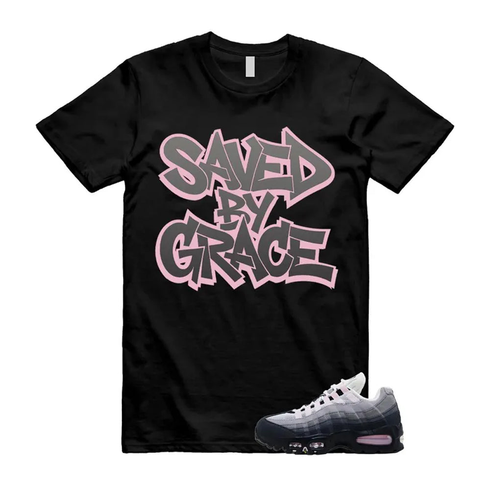 Air Max 95 Pink Foam Black White OG Big Bubble Shirt To Match Grace T-Shirt 2026