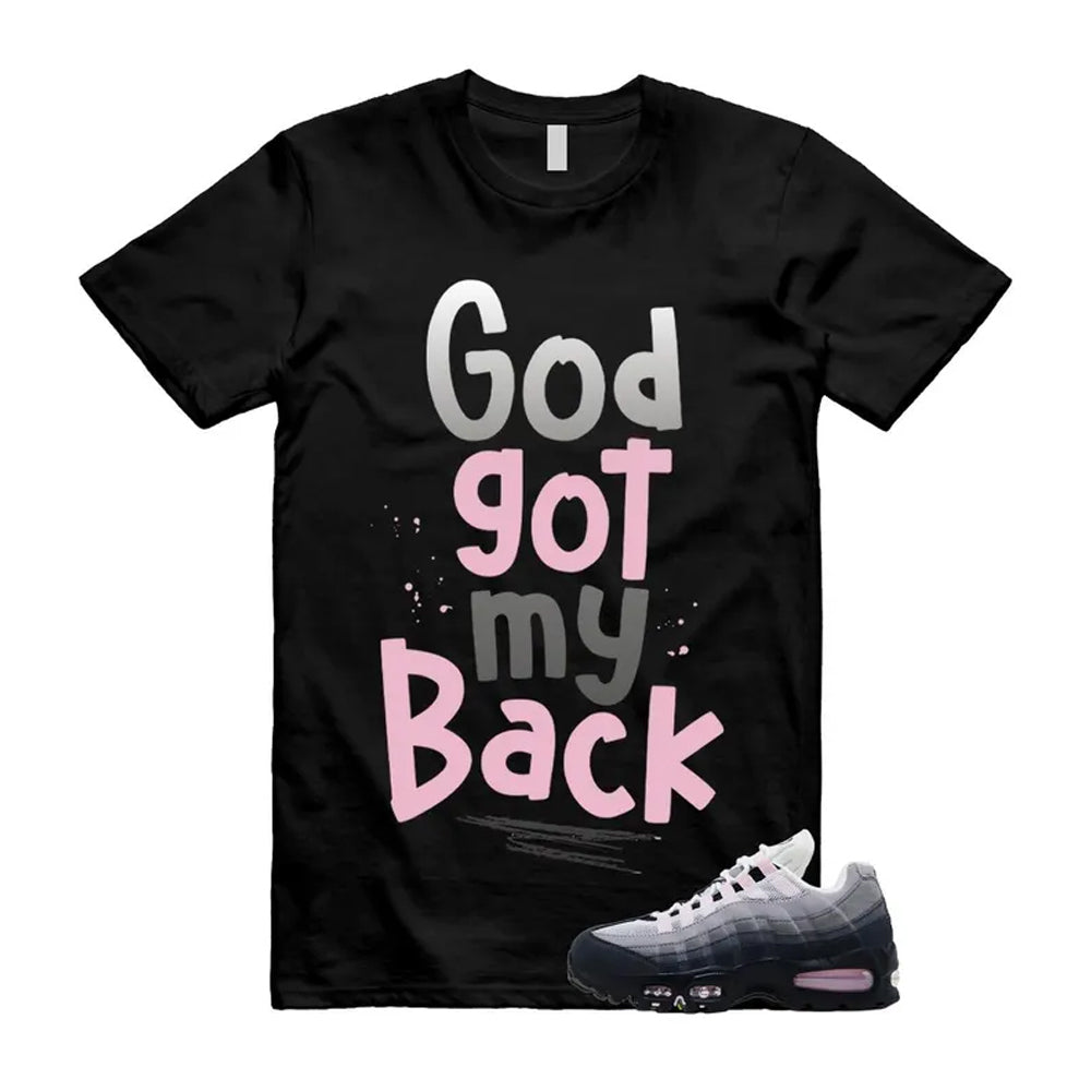Air Max 95 Pink Foam Black White OG Big Bubble Shirt To Match God Got My Back T-Shirt 2026