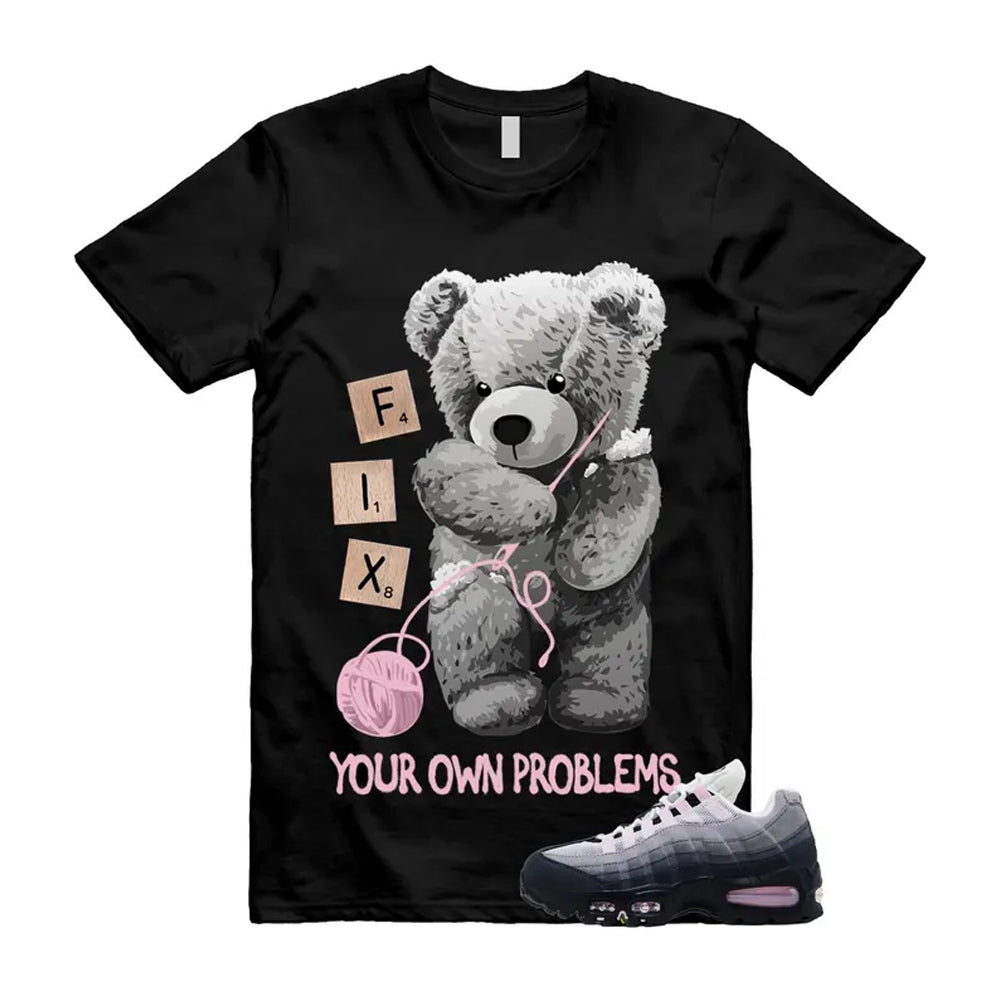 Air Max 95 Pink Foam Black White OG Big Bubble Shirt To Match Fix T-Shirt 2026