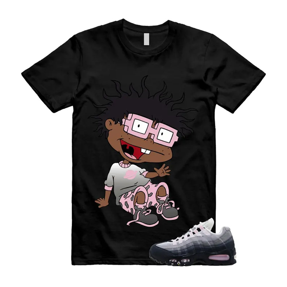 Air Max 95 Pink Foam Black White OG Big Bubble Shirt To Match Finster T-Shirt 2026