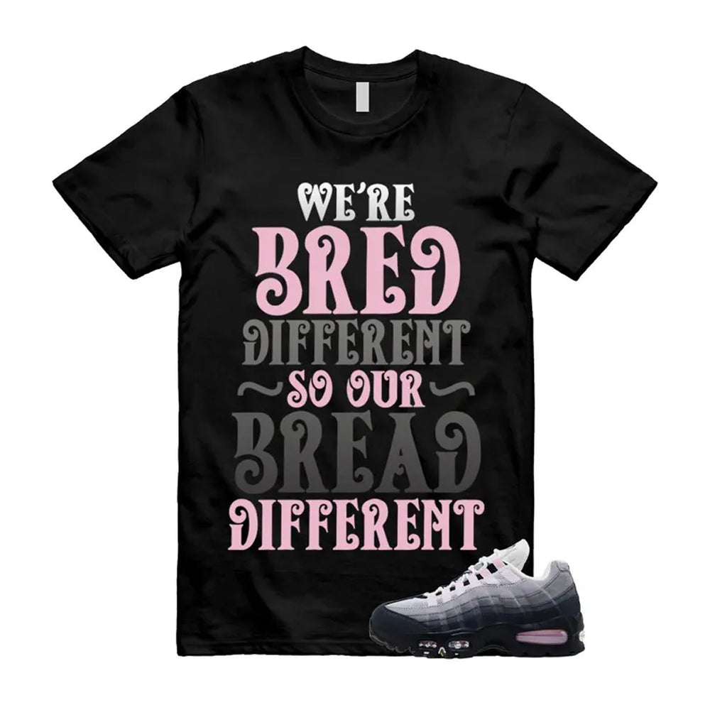 Air Max 95 Pink Foam Black White OG Big Bubble Shirt To Match Bread T-Shirt 2026