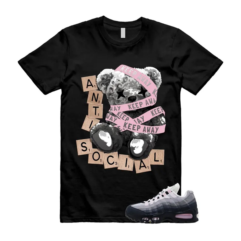 Air Max 95 Pink Foam Black White OG Big Bubble Shirt To Match Anti Social T-Shirt 2026