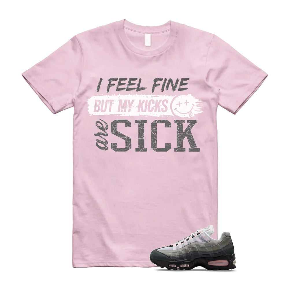 Air Max 95 Pink Foam Black White OG Big Bubble Shirt To Match Sick Kicks T-Shirt 2026