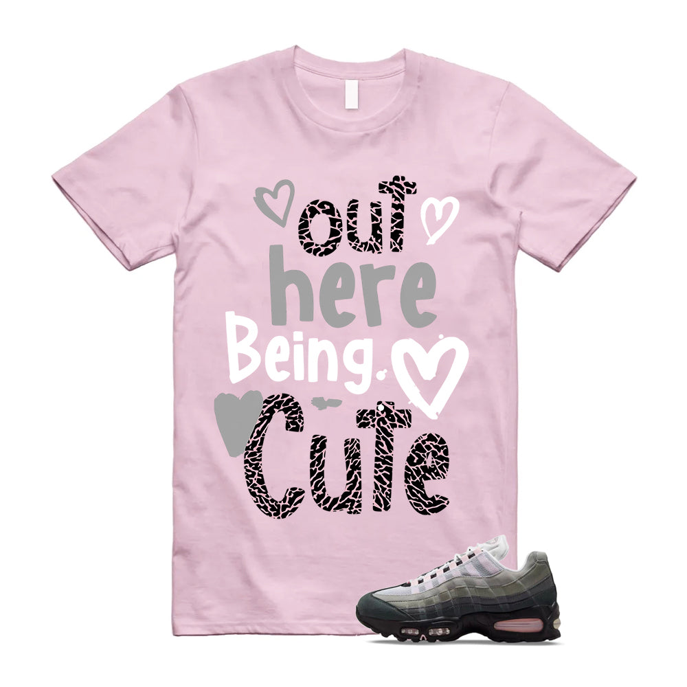 Air Max 95 Pink Foam Black White OG Big Bubble Shirt To Match Out Here Being Cute T-Shirt 2026