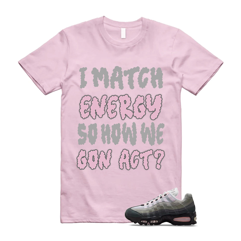 Air Max 95 Pink Foam Black White OG Big Bubble Shirt To Match Energy T-Shirt 2026