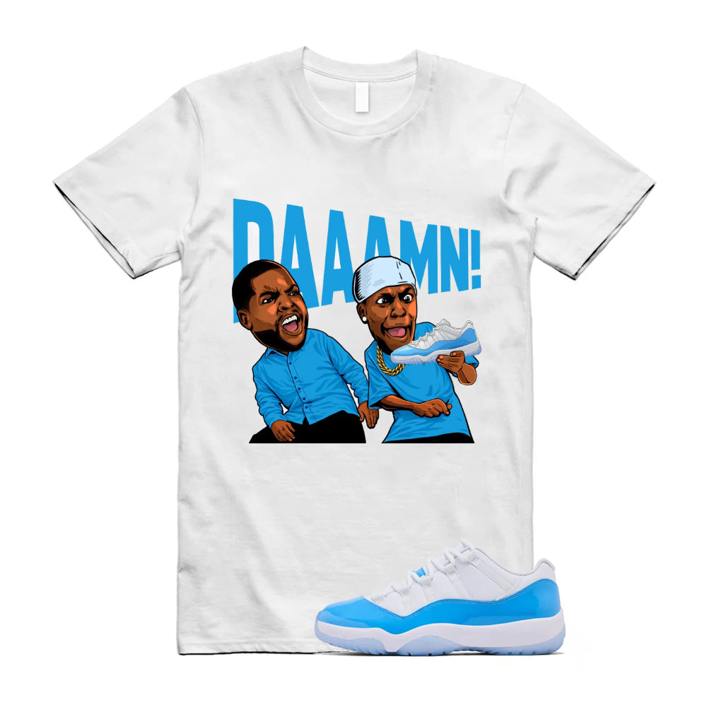 Air Jordan 11 University Blue 2026 Shirt To Match Daaamn T-Shirt