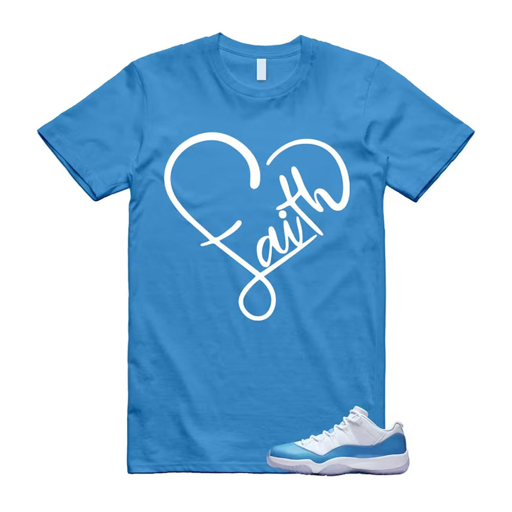 Air Jordan 11 University Blue 2026 Shirt To Match Faith T-Shirt