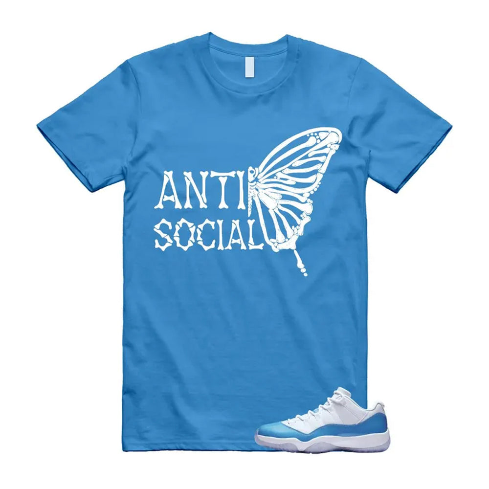 Air Jordan 11 University Blue 2026 Shirt To Match Anti Social Butterfly T-Shirt