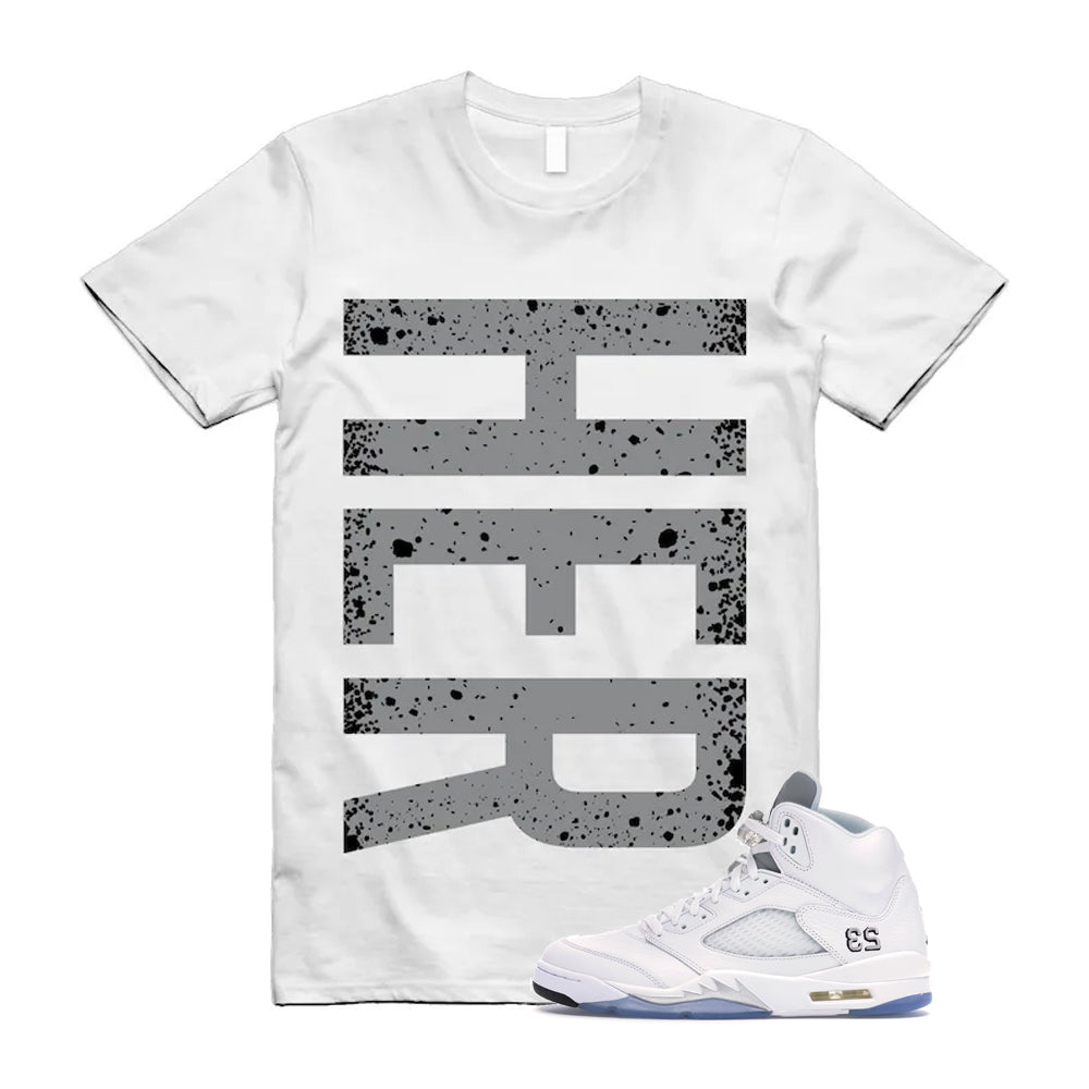 Jordan 5 Retro White Metallic Silver Black 2026 Shirt To Match Her T-Shirt
