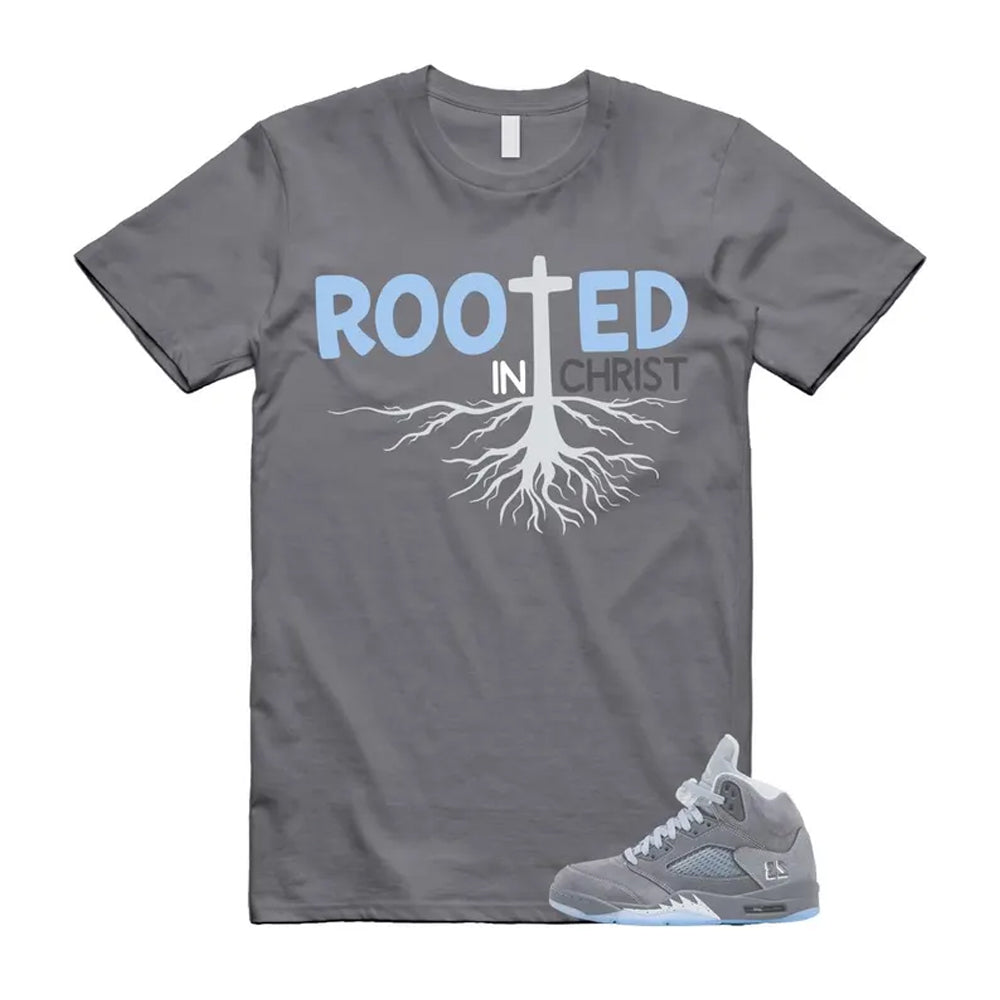 Air Jordan 5 Wolf Grey Shirt To Match Rooted T-Shirt 2026