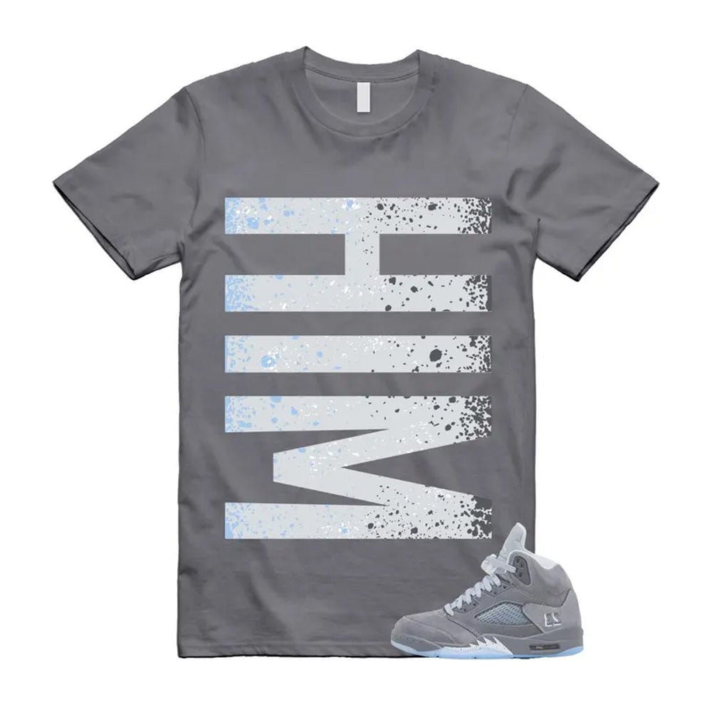 Air Jordan 5 Wolf Grey Shirt To Match Him T-Shirt 2026