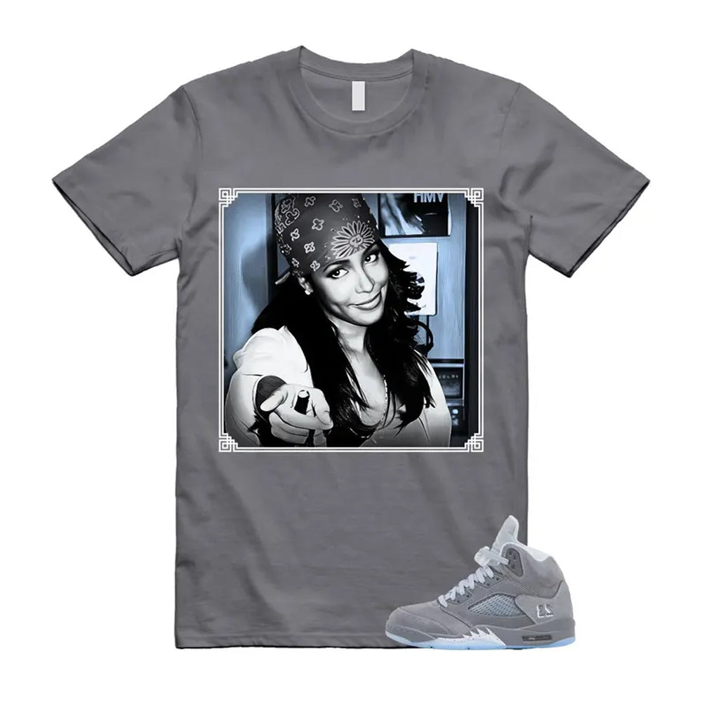Air Jordan 5 Wolf Grey Shirt To Match Liyah T-Shirt 2026