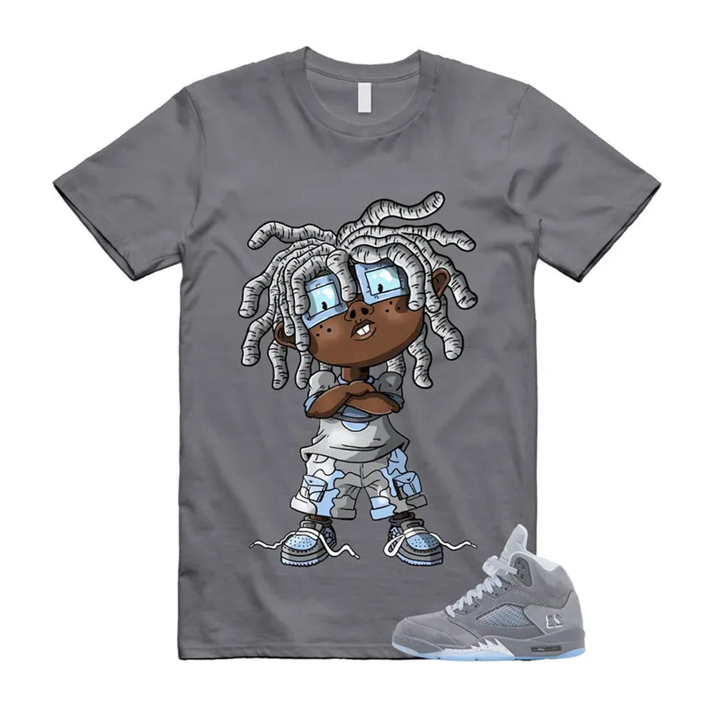 Air Jordan 5 Wolf Grey Shirt To Match Chongo T-Shirt 2026