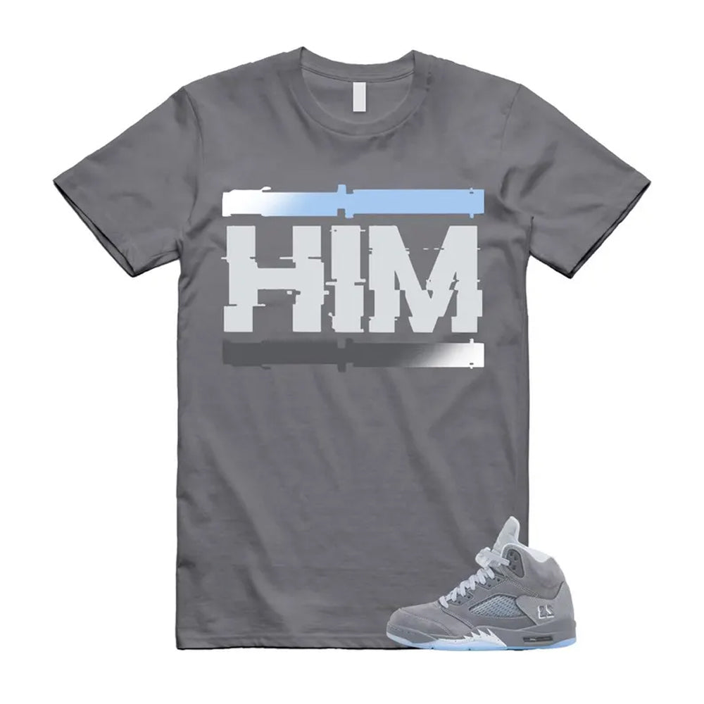 Air Jordan 5 Wolf Grey Shirt To Match Him T-Shirt 2026