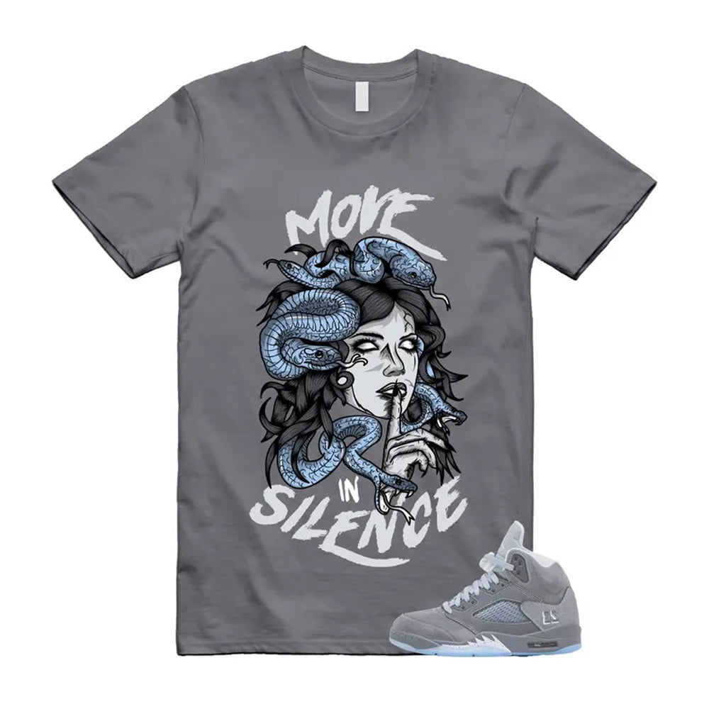 Air Jordan 5 Wolf Grey Shirt To Match Move In Silence T-Shirt 2026