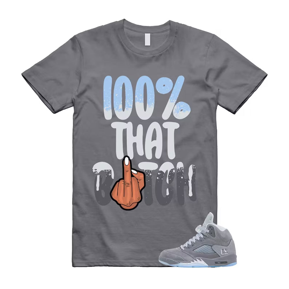 Air Jordan 5 Wolf Grey Shirt To Match 100 T-Shirt 2026