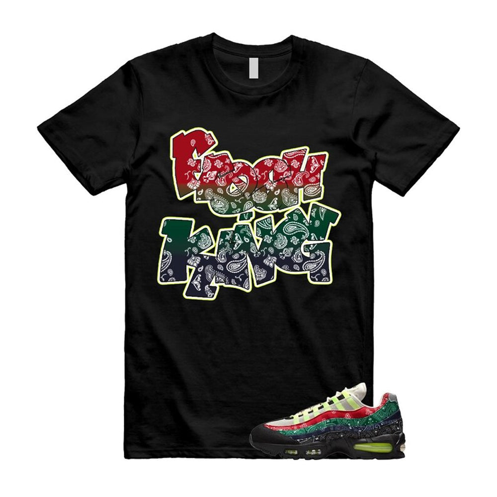 Air Max 95 Paisley Bandana Big Bubble Neon Volt Red Green Black Navy Shirt To Match Fresh King T-Shirt 2026