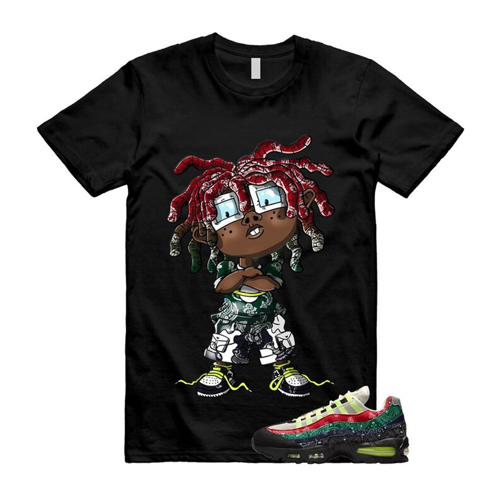 Air Max 95 Paisley Bandana Big Bubble Neon Volt Red Green Black Navy Shirt To Match Chongo T-Shirt 2026