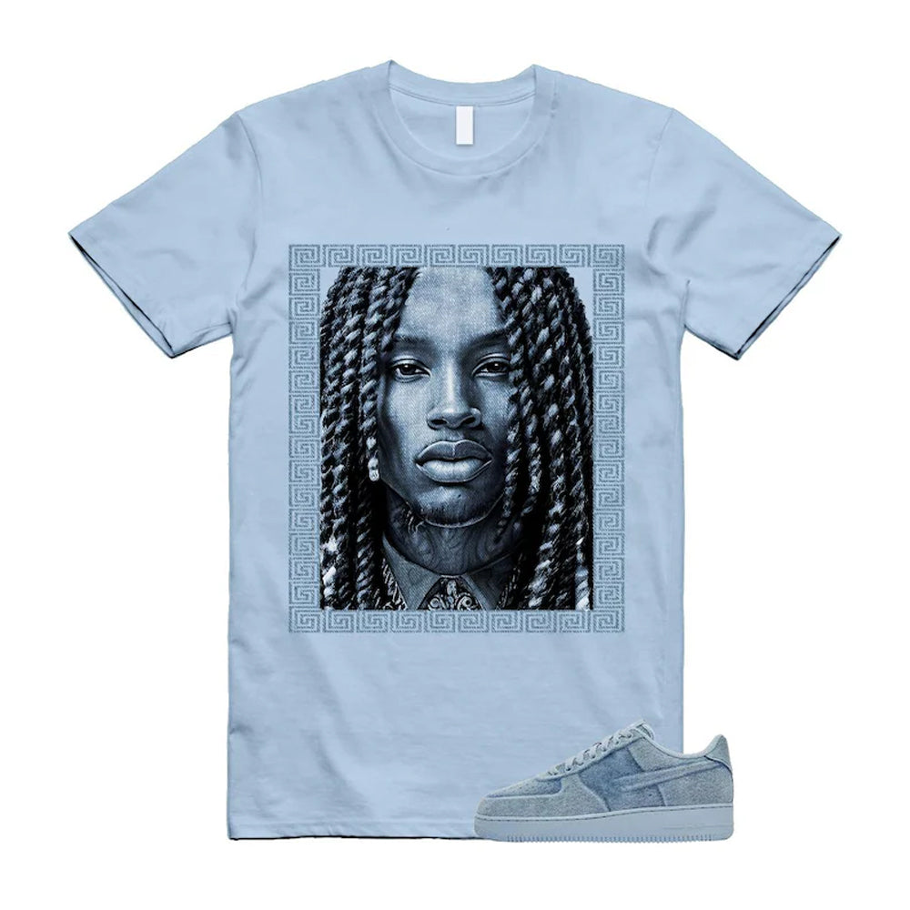 Air Force 1 Denim Light Armory Blue Shirt To Match Von T-Shirt 2026