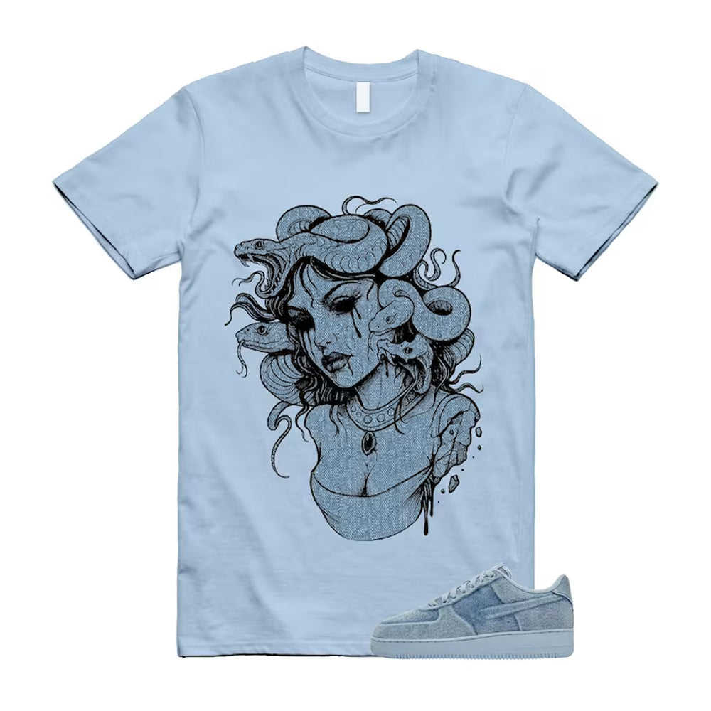 Air Force 1 Denim Light Armory Blue Shirt To Match Snakes T-Shirt 2026