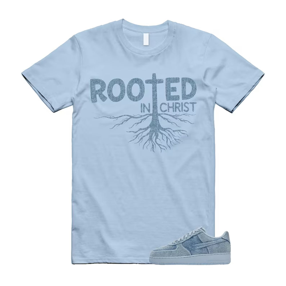 Air Force 1 Denim Light Armory Blue Shirt To Match Rooted T-Shirt 2026