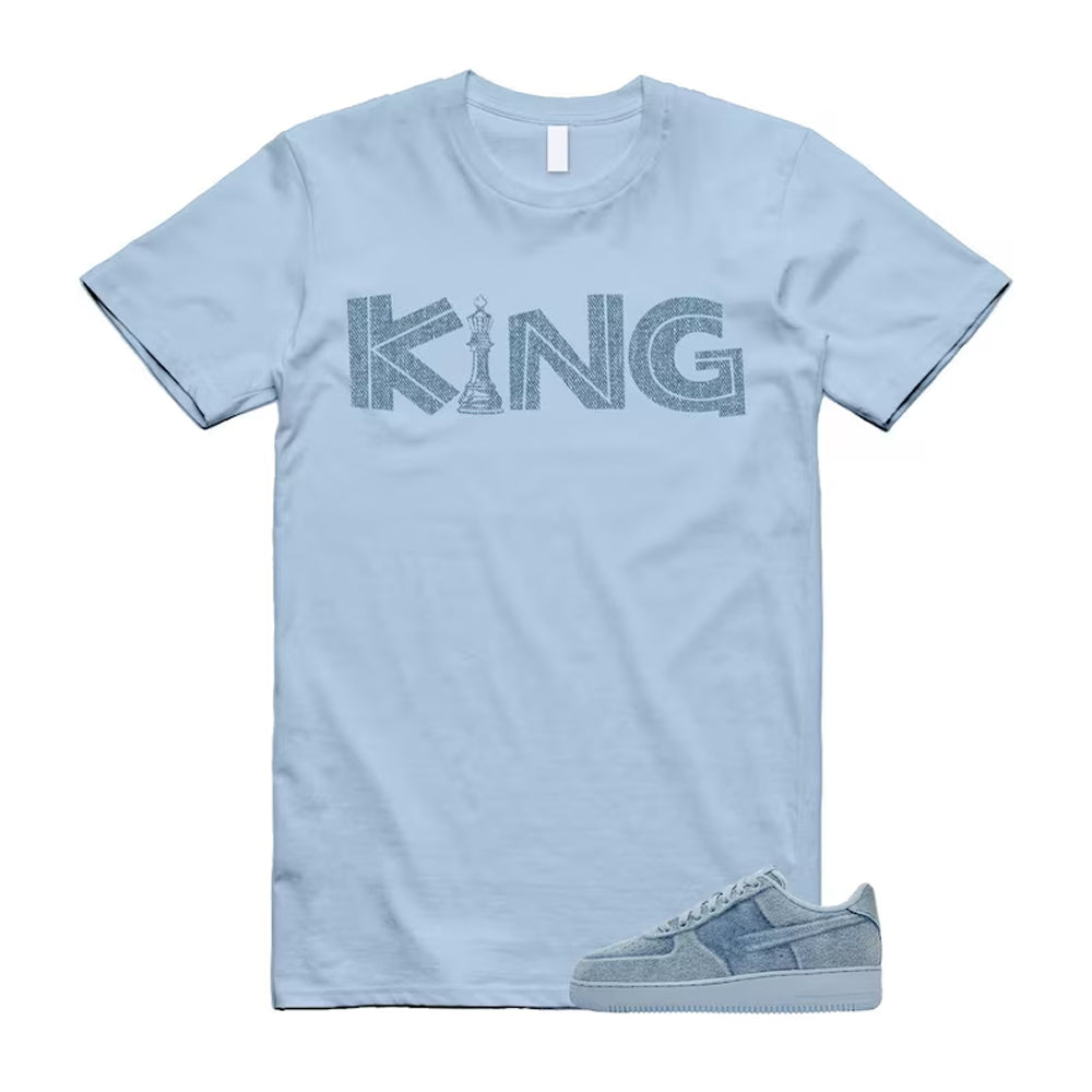 Air Force 1 Denim Light Armory Blue Shirt To Match King T-Shirt 2026