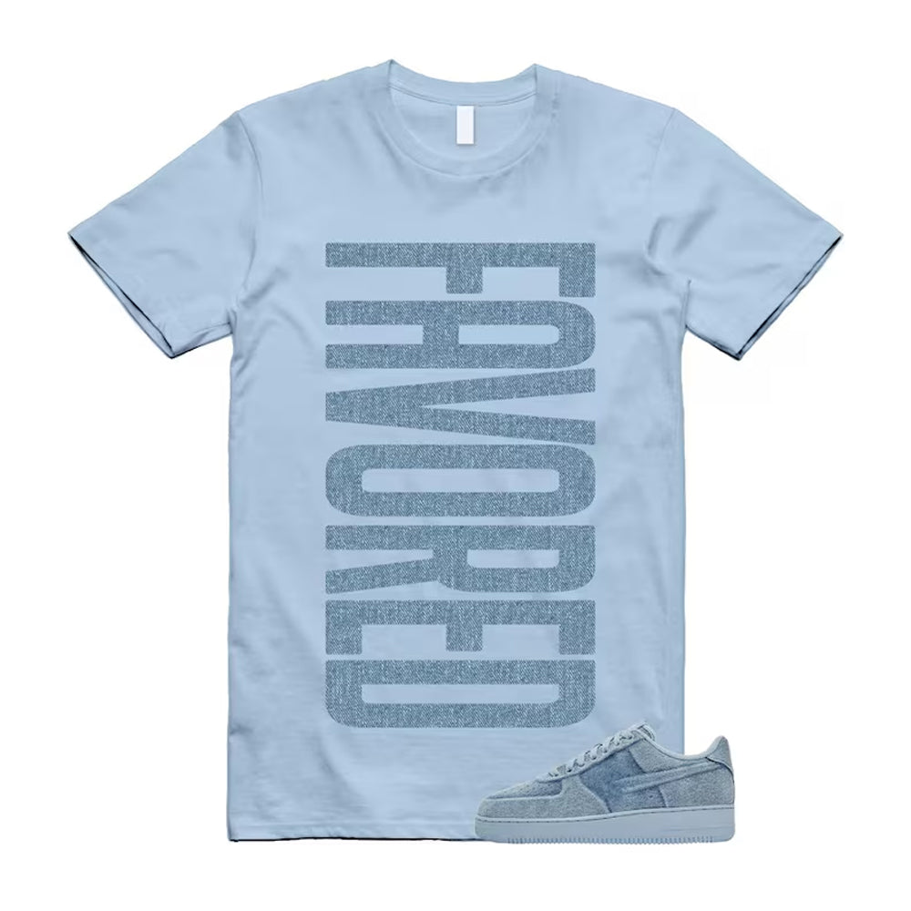Air Force 1 Denim Light Armory Blue Shirt To Match Favored T-Shirt 2026