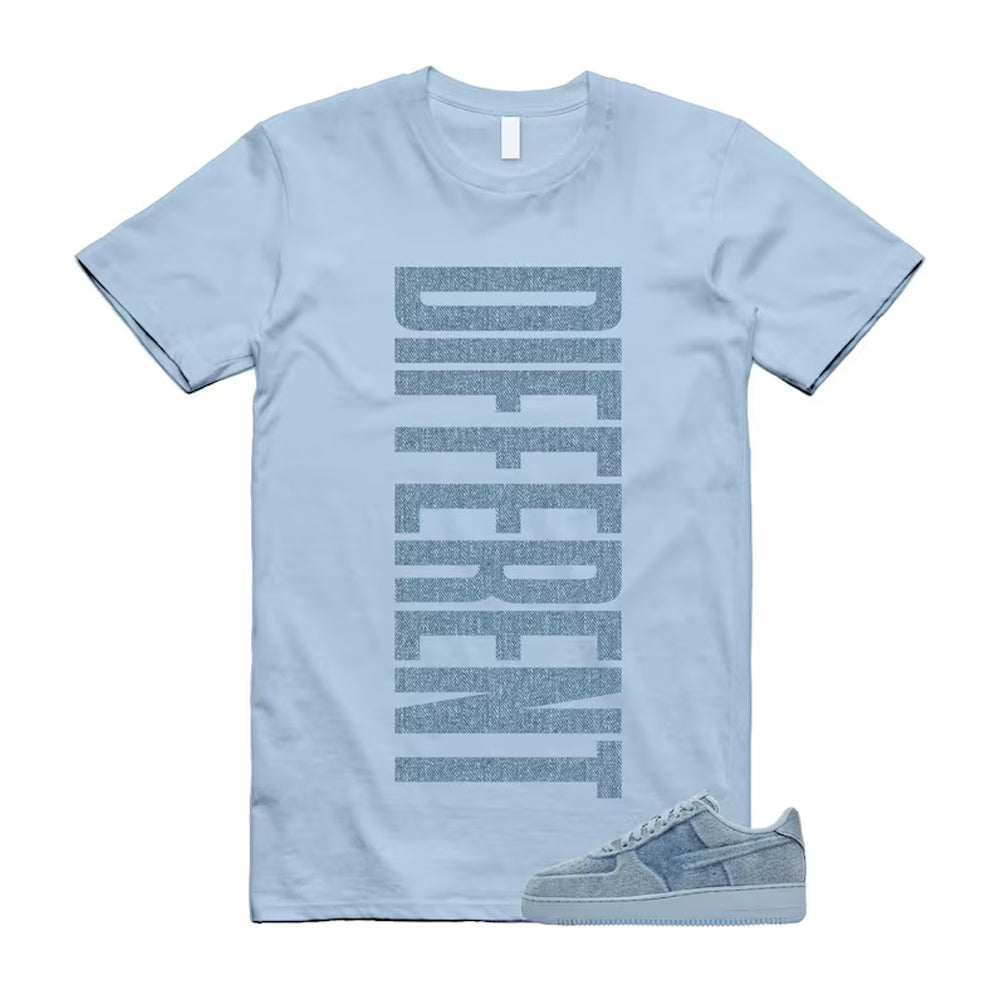 Air Force 1 Denim Light Armory Blue Shirt To Match Different T-Shirt 2026