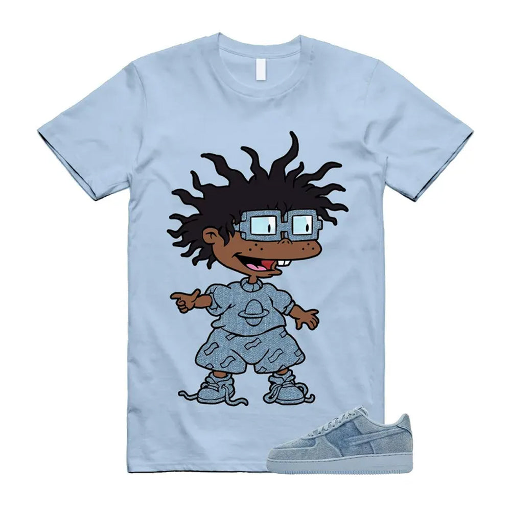 Air Force 1 Denim Light Armory Blue Shirt To Match Chuckie T-Shirt 2026