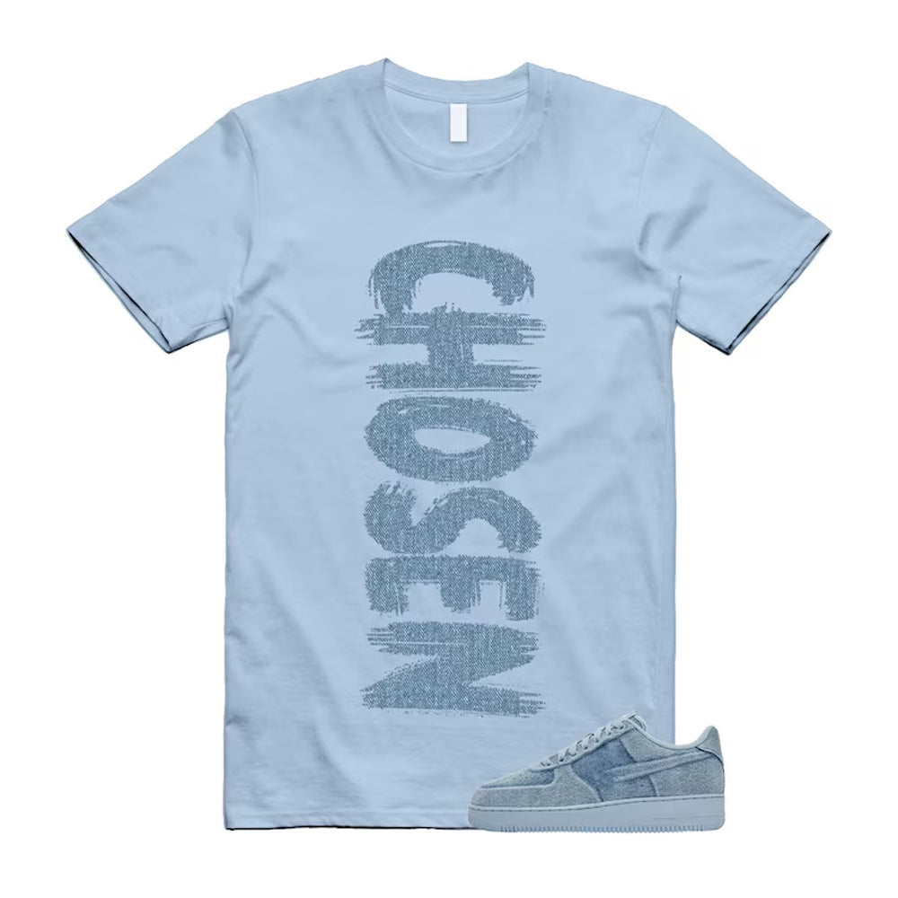 Air Force 1 Denim Light Armory Blue Shirt To Match Chosen T-Shirt 2026
