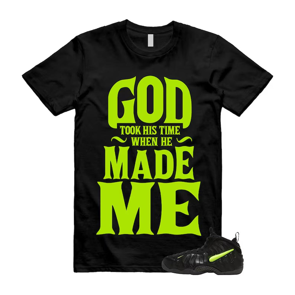 Foamposite Voltage Black Air Pro 2026 Shirt To Match God Took His Time T-Shirt