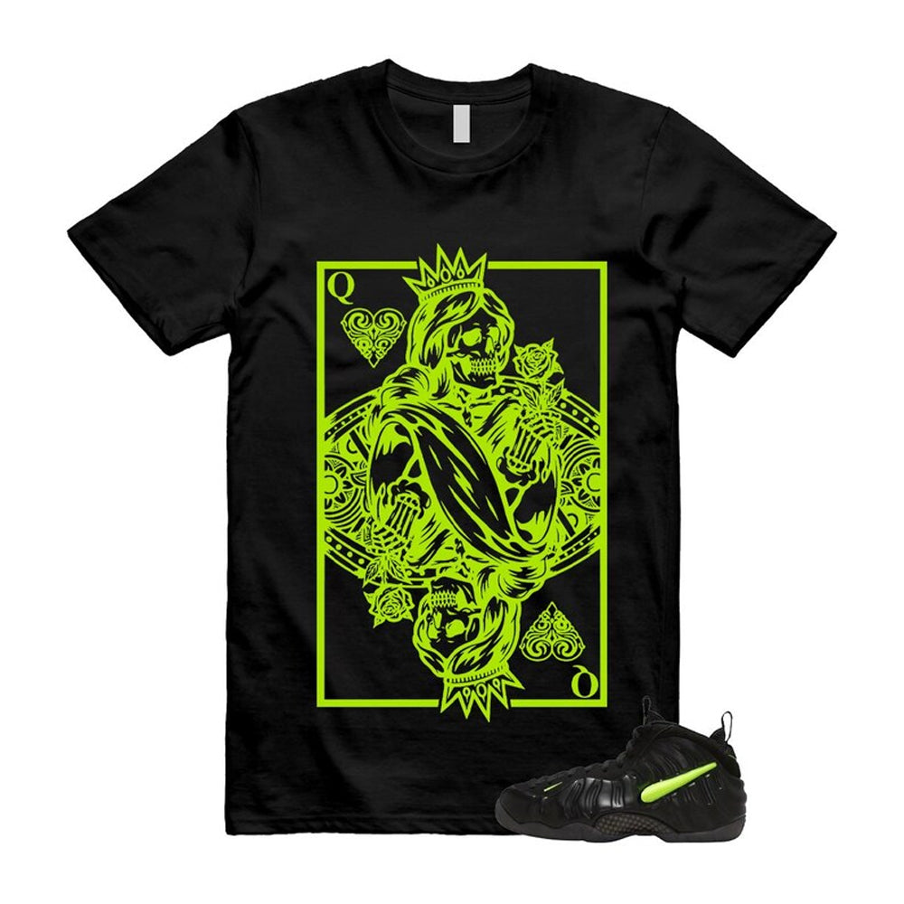 Foamposite Voltage Black Air Pro 2026 Shirt To Match Queen Card T-Shirt