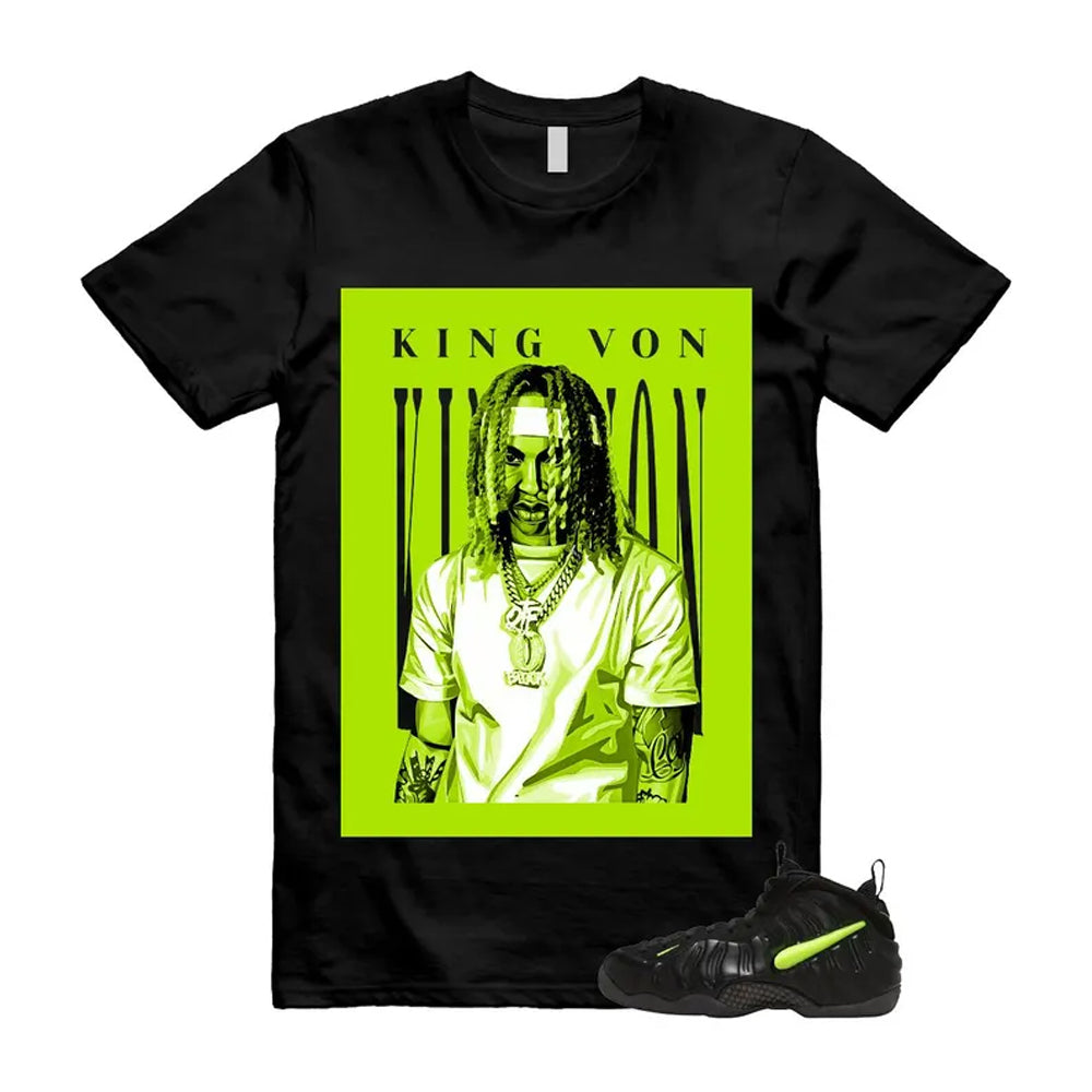 Foamposite Voltage Black Air Pro 2026 Shirt To Match King Von T-Shirt