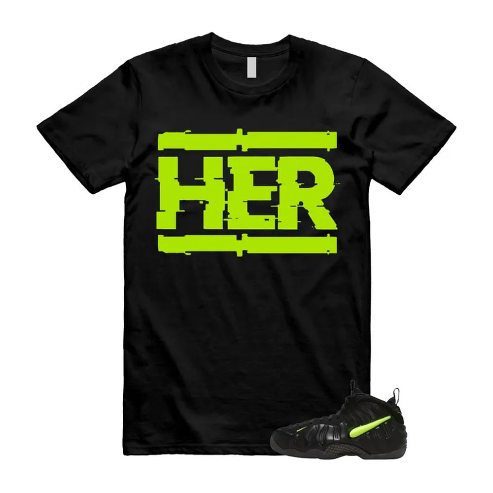 Foamposite Voltage Black Air Pro 2026 Shirt To Match Her T-Shirt