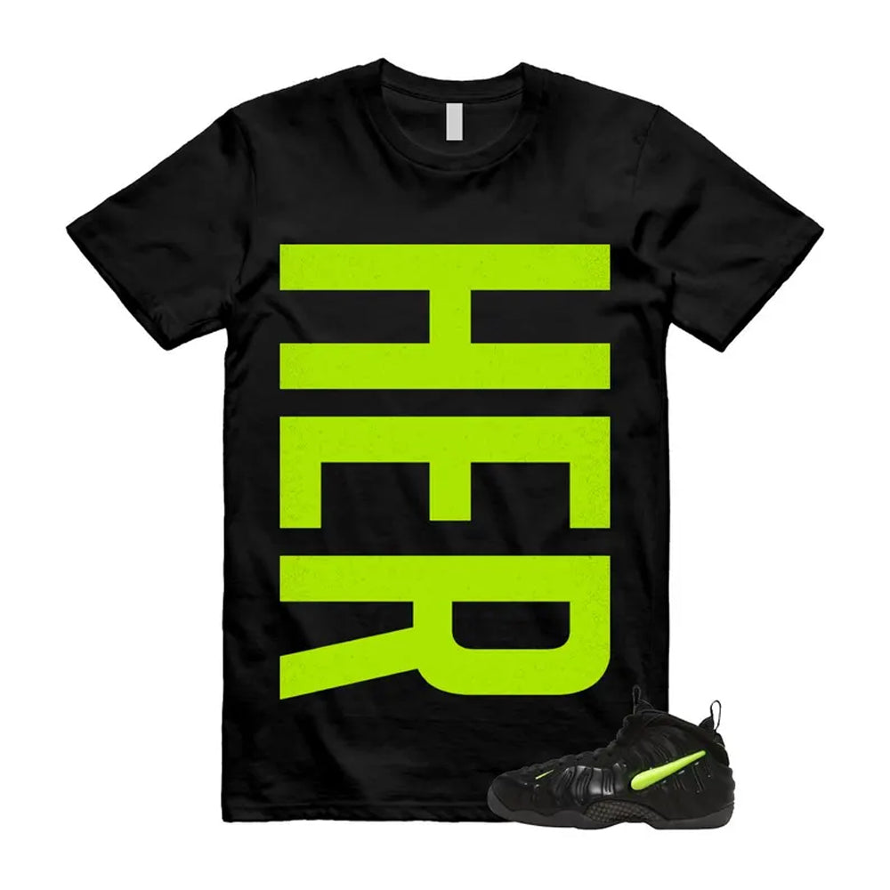 Foamposite Voltage Black Air Pro 2026 Shirt To Match Her Vert T-Shirt