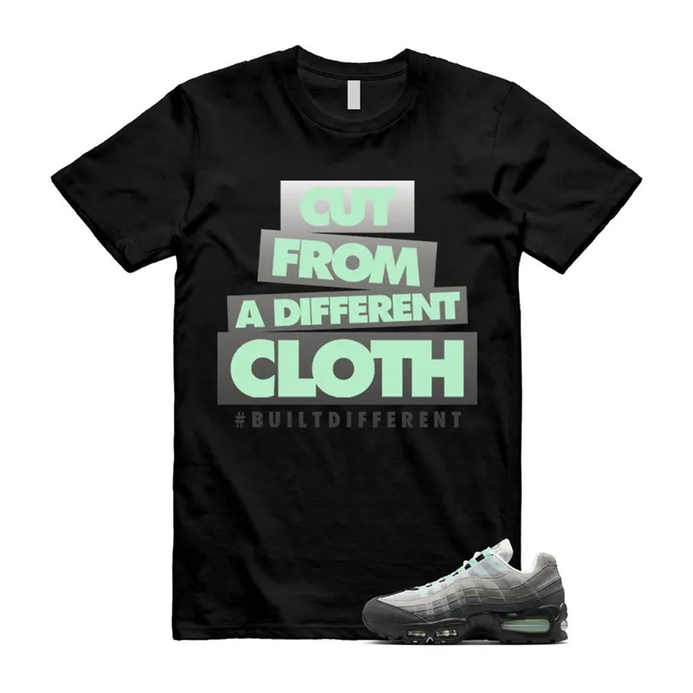 Air Max 95 Fresh Mint Big Bubble Black White Grey Shirt To Match Cloth T-Shirt 2026