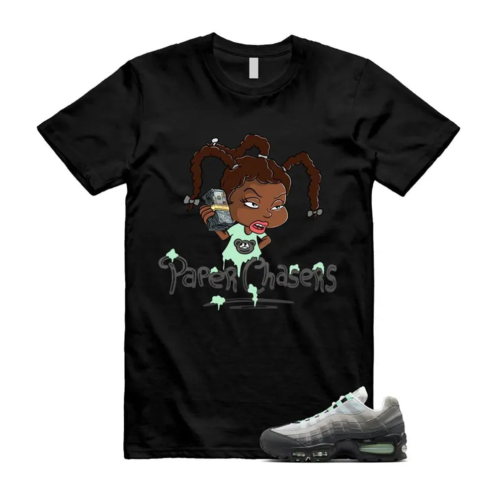 Air Max 95 Fresh Mint Big Bubble Black White Grey Shirt To Match PC T-Shirt 2026