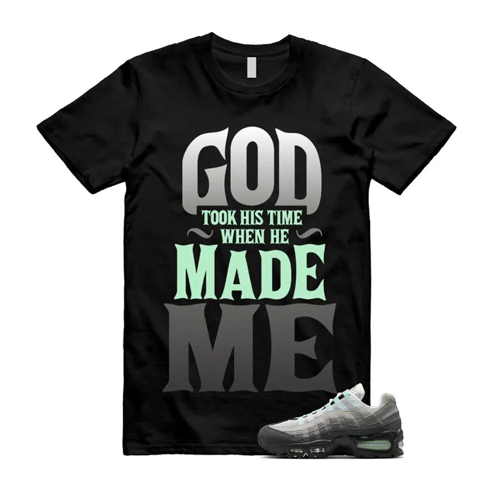 Air Max 95 Fresh Mint Big Bubble Black White Grey Shirt To Match Made Me T-Shirt 2026