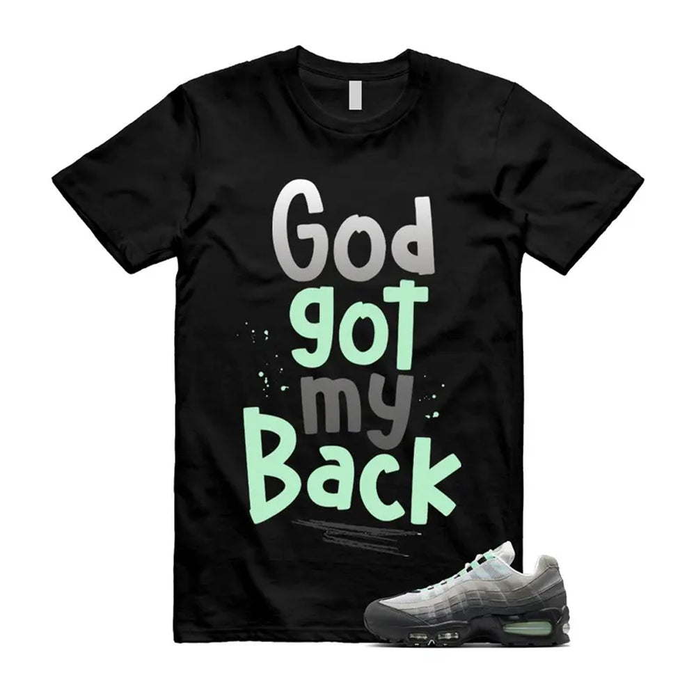 Air Max 95 Fresh Mint Big Bubble Black White Grey Shirt To Match God T-Shirt 2026
