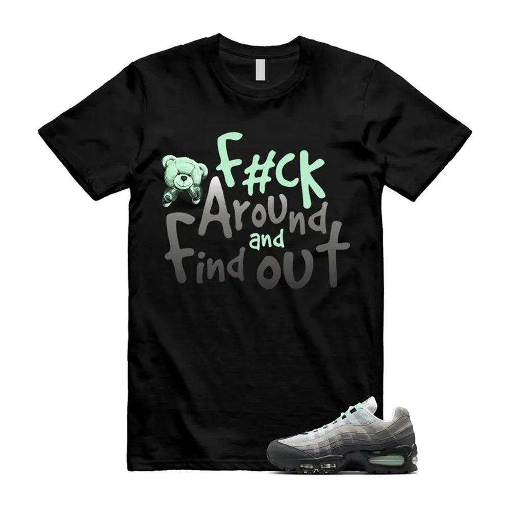 Air Max 95 Fresh Mint Big Bubble Black White Grey Shirt To Match Fck T-Shirt 2026