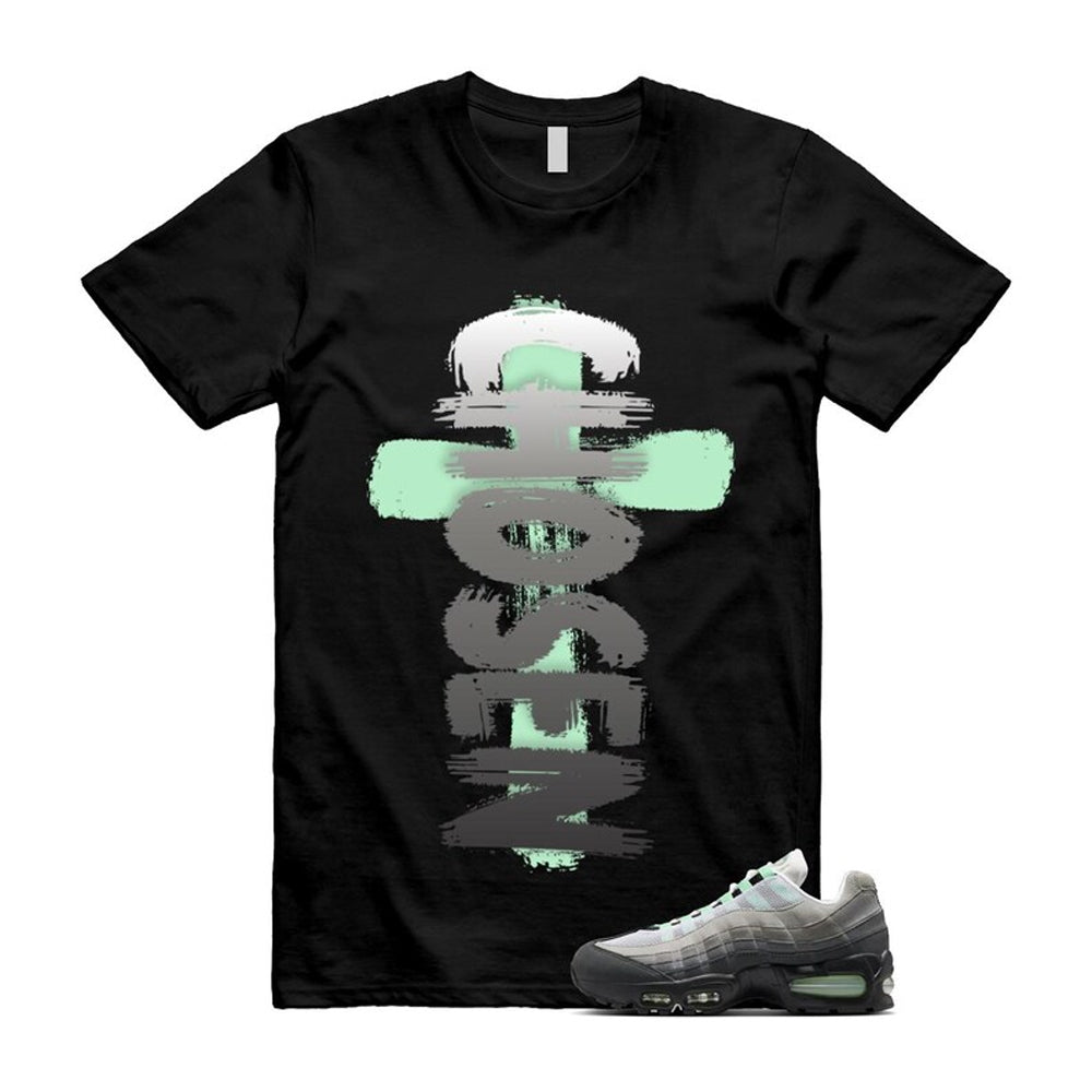 Air Max 95 Fresh Mint Big Bubble Black White Grey Shirt To Match Chosen T-Shirt 2026