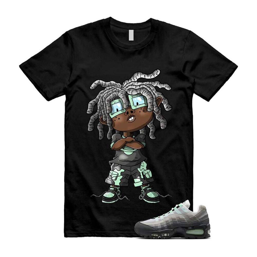 Air Max 95 Fresh Mint Big Bubble Black White Grey Shirt To Match Chongo T-Shirt 2026