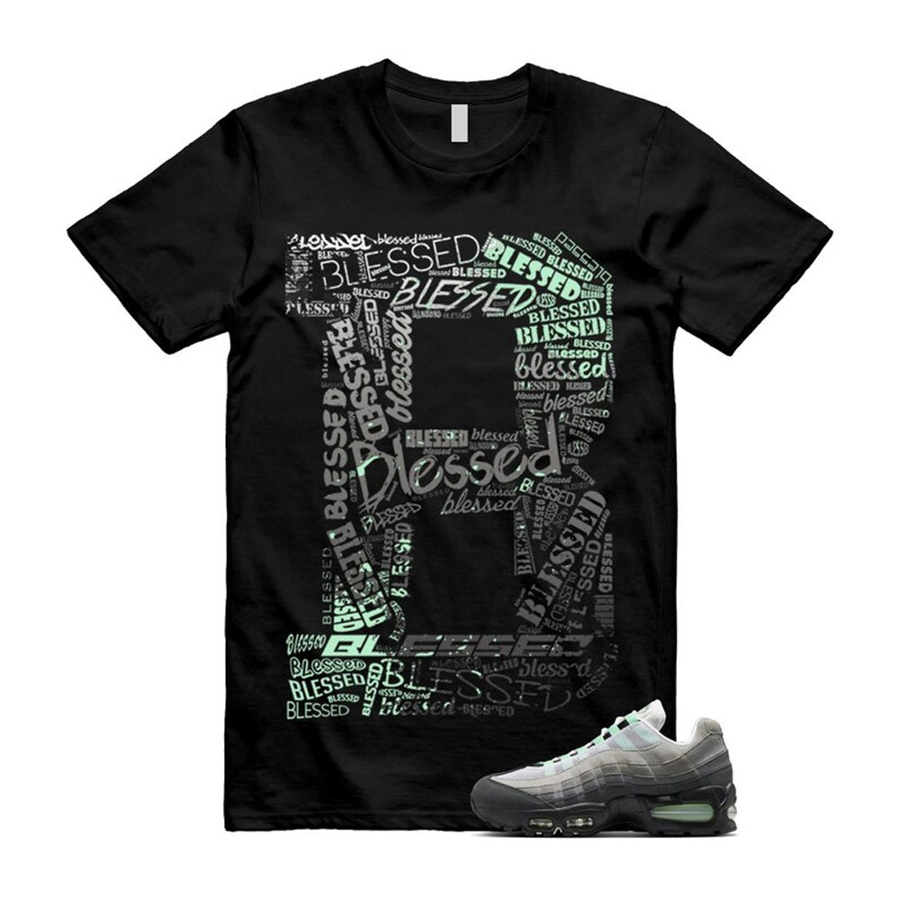 Air Max 95 Fresh Mint Big Bubble Black White Grey Shirt To Match B Bls T-Shirt 2026